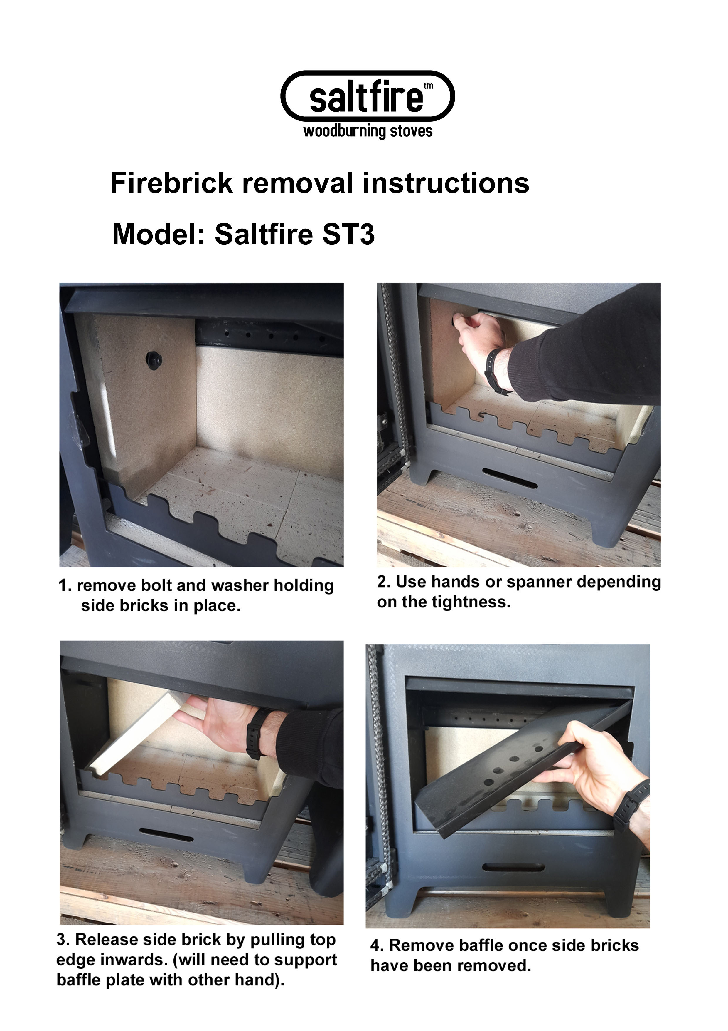 Baffle Plate Removal Instructions